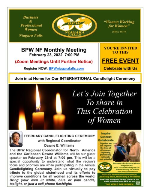 Monthly meeting February 23, 2022